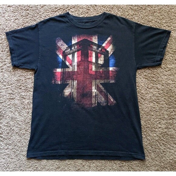 Doctor Who T-Shirt Men's Medium Black Short Sleeve - Picture 1 of 6